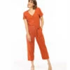 Combinaison Femme Manches Courtes Rouille -Vetements Simples Magasin prod 4023 combilong rouille locombe 666x812 fc7ea0111e0b