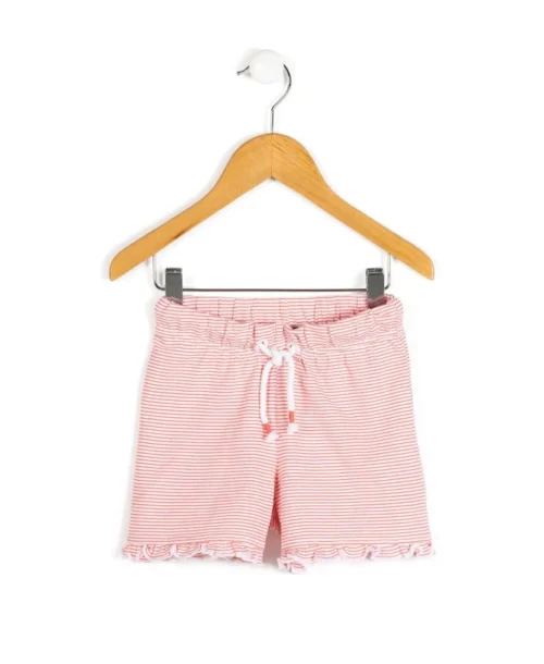 Ensemble Pyjama Corail Fille T-shirt + Short -Vetements Simples Magasin prod 4117 pyjama rose corail noura 666x812 fc7ea0111e0b