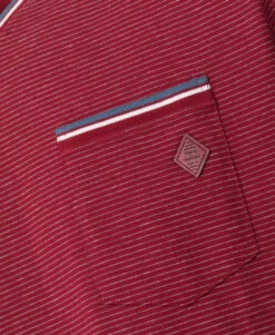 TEE SHIRT MC FOND GRENAT RAYE GRIS CHINE ASBRON -Vetements Simples Magasin prod 4248 tee shirt mc fond grenat raye gris chine asbron 666x812 fc7ea0111e0b