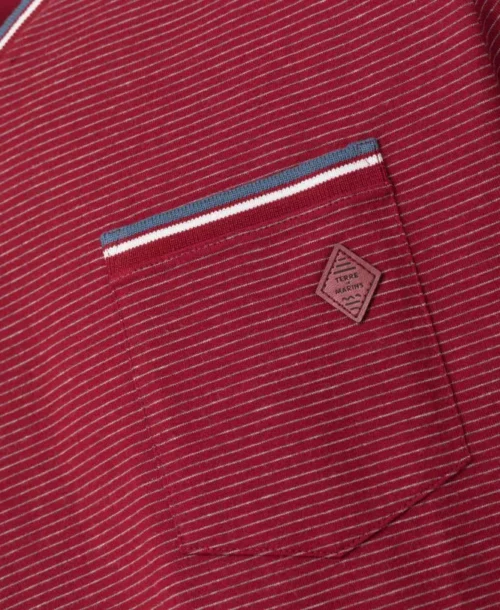 TEE SHIRT MC FOND GRENAT RAYE GRIS CHINE ASBRON -Vetements Simples Magasin prod 4248 tee shirt mc fond grenat raye gris chine asbron 666x812 fc7ea0111e0b