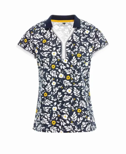 POLO MC IMPRIME JAUNE BIALA