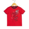 T-shirt Rouge Col Rond Garçon