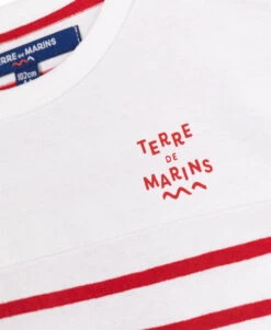 MARINIERE MC FOND BLANC RAYE ROUGE AQOI -Vetements Simples Magasin prod 4355 mariniere mc fond blanc raye rouge aqoi 666x812 fc7ea0111e0b