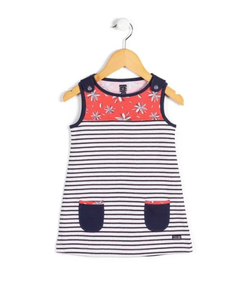 Tunique Rayée Sans Manches Fille