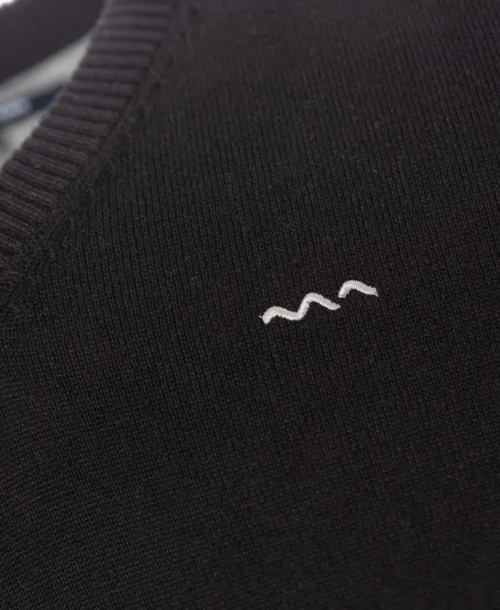 Pull Noir Homme -Vetements Simples Magasin prod 4449 pull noir ariba 666x812 fc7ea0111e0b