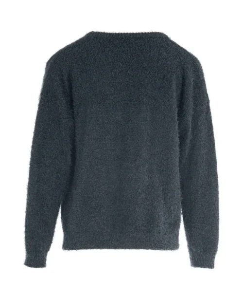 Gilet Poils Longs Bleu Nuit Femme -Vetements Simples Magasin prod 447 cardigan tricot bleu nuit hisser 666x812 fc7ea0111e0b