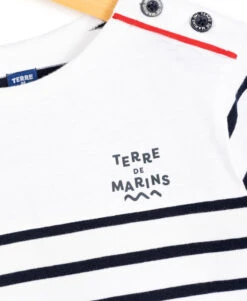 Marinièree Authentique Bébé -Vetements Simples Magasin prod 4483 mariniere ml fond blanc opt raye marine cabatage 666x812 fc7ea0111e0b
