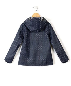 Ciré Bleu Marine Fille 6 Ciré Bleu Marine Fille -Vetements Simples Magasin prod 4555 imper cire imprime fond indigo pizana 666x812 fc7ea0111e0b