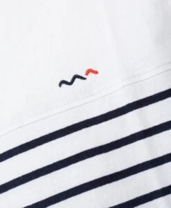 Marinière Manches Courtes Homme Fond Blanc Rayé Bleu Marine 8 Marinière Manches Courtes Homme Fond Blanc Rayé Bleu Marine -Vetements Simples Magasin prod 4562 mariniere mc fond blanc raye indigo gaspar 666x812 fc7ea0111e0b