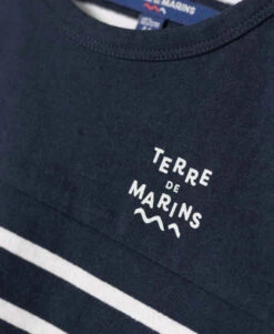 Marinière Enfant Bleu Marine -Vetements Simples Magasin prod 4565 mariniere mc fond indigo raye blanc aqoi 666x812 fc7ea0111e0b