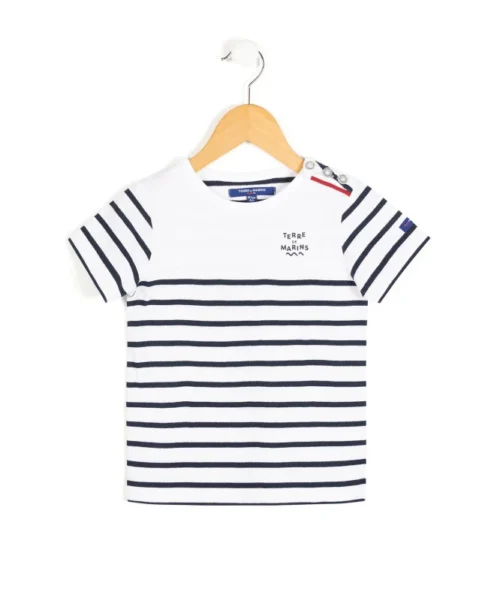 Marinière Enfant Rayé Bleu Marine