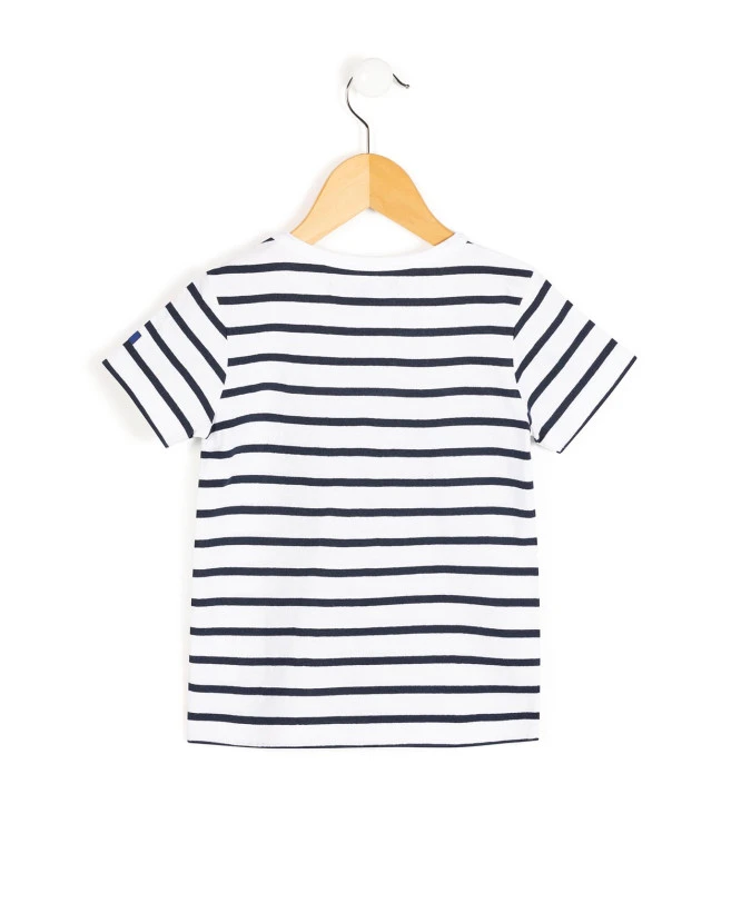 Marinière Enfant Rayé Bleu Marine 4 Marinière Enfant Rayé Bleu Marine – Image 2