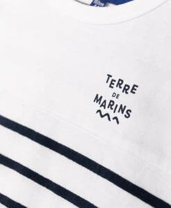 Marinière Enfant Rayé Bleu Marine 7 Marinière Enfant Rayé Bleu Marine -Vetements Simples Magasin prod 4568 mariniere mc fond blanc raye indigo aqoi 666x812 fc7ea0111e0b