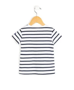 MARINIERE MC FOND BLANC RAYE INDIGO POBATI BIS -Vetements Simples Magasin prod 4585 mariniere mc fond blanc raye indigo pobati bis 666x812 fc7ea0111e0b