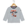 T-shirt Imprimé Garçon à Rayures