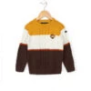 Pull Rayé Multicolore Garçon 1 Pull Rayé Multicolore Garçon -Vetements Simples Magasin prod 4712 pull naturel chocolat jaune buli 666x812 fc7ea0111e0b