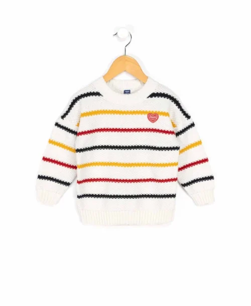 Pull Rayé Multicolore Fille