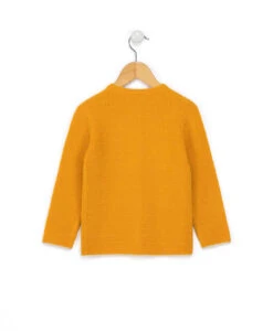 Gilet Jaune Ocre Fille -Vetements Simples Magasin prod 4767 cardigan tricot jaune ocre cizal 666x812 fc7ea0111e0b