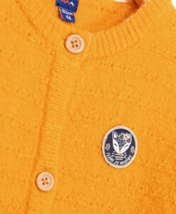 Gilet Jaune Ocre Fille -Vetements Simples Magasin prod 4768 cardigan tricot jaune ocre cizal 666x812 fc7ea0111e0b
