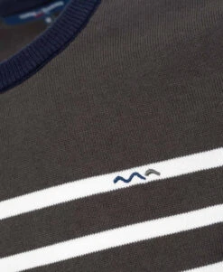 Pull Rayé Kaki Col Rond Homme 7 Pull Rayé Kaki Col Rond Homme -Vetements Simples Magasin prod 4801 pull fond kaki raye naturel baroudo 666x812 fc7ea0111e0b