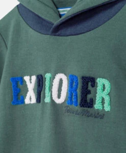 Sweat à Capuche Vert Foncé Garçon 7 Sweat à Capuche Vert Foncé Garçon -Vetements Simples Magasin prod 4813 sweat a capuche vert fougere barami 666x812 fc7ea0111e0b