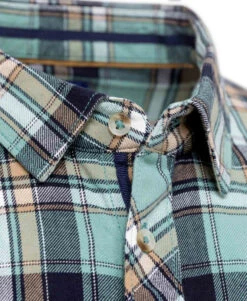 Chemise à Carreaux Homme -Vetements Simples Magasin prod 4834 chemise chemisier ml carreaux vert lagon fedra 666x812 fc7ea0111e0b