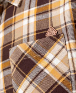 Chemise à Carreaux Marron Homme -Vetements Simples Magasin prod 4837 chemise chemisier ml carreaux chocolat fedra 666x812 fc7ea0111e0b