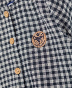 Blouse Manches Longues à Carreaux Fille -Vetements Simples Magasin prod 4849 blouse ml carreaux chamoine 666x812 fc7ea0111e0b