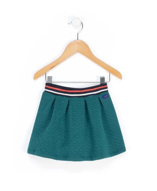 Jupe Verte En Molleton Fille