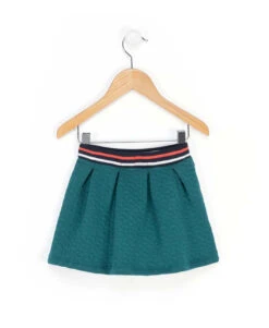 Jupe Verte En Molleton Fille -Vetements Simples Magasin prod 4875 jupe courte vert profond clodia 666x812 fc7ea0111e0b