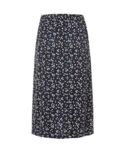 Jupe Mi-longue Bleu Marine Imprimé Femme -Vetements Simples Magasin prod 4878 jupe mi longue imprime naturel eleisy 666x812 fc7ea0111e0b