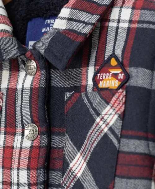 Veste Chemise à Carreaux Garçon -Vetements Simples Magasin prod 4933 veste ml carreaux indigo cozio 666x812 fc7ea0111e0b