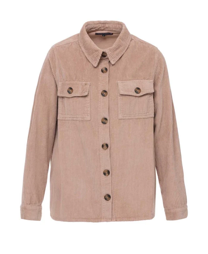 Veste En Velours Côtelée Rose Femme 4 Veste En Velours Côtelée Rose Femme – Image 2