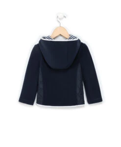 Polaire Bleu Marine Fille -Vetements Simples Magasin prod 5025 veste polaire indigo poska 666x812 fc7ea0111e0b