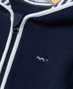 Polaire Bleu Marine Fille -Vetements Simples Magasin prod 5026 veste polaire indigo poska 666x812 fc7ea0111e0b