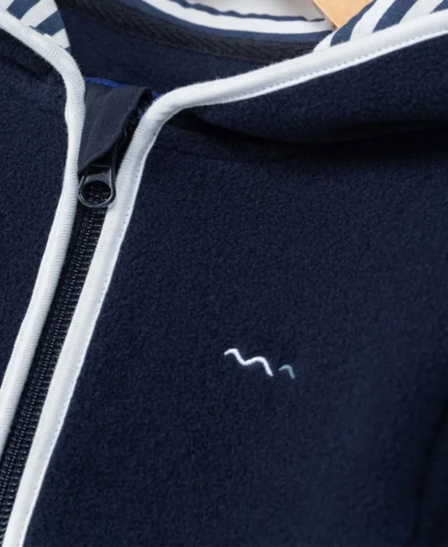 Polaire Bleu Marine Fille -Vetements Simples Magasin prod 5026 veste polaire indigo poska 666x812 fc7ea0111e0b