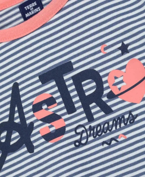 Pyjama Rayé Fille Pantalon + T-shirt Manches Longues -Vetements Simples Magasin prod 5081 pyjama raye palami 666x812 fc7ea0111e0b