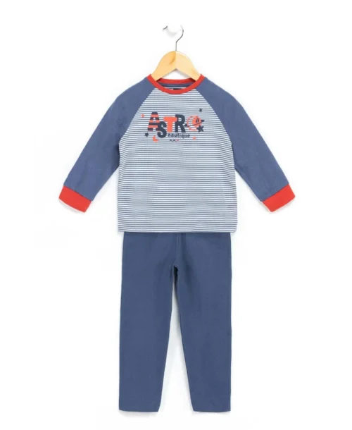 Ensemble Pyjama Bleu Garçon T-shirt + Pantalon