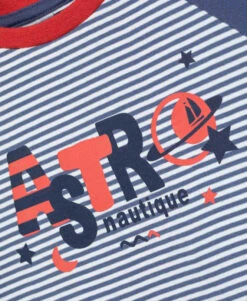 Ensemble Pyjama Bleu Garçon T-shirt + Pantalon 9 Ensemble Pyjama Bleu Garçon T-shirt + Pantalon -Vetements Simples Magasin prod 5086 pyjama raye poudro 666x812 fc7ea0111e0b