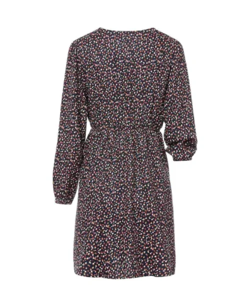 Robe Courte Imprimé Manches Longues Femme -Vetements Simples Magasin prod 5119 robe ml imprime multico bely 666x812 fc7ea0111e0b