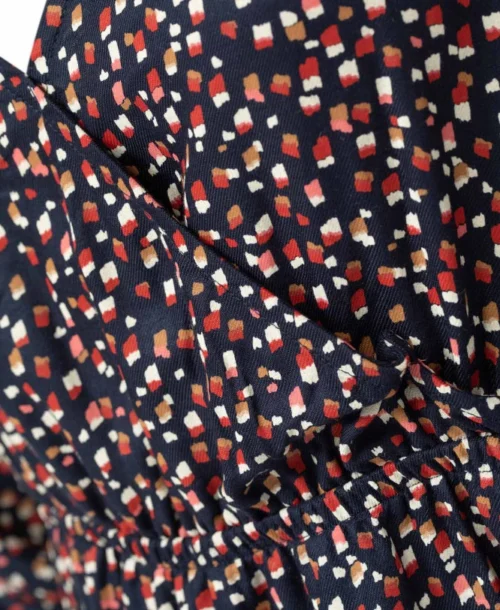 Robe Courte Imprimé Manches Longues Femme -Vetements Simples Magasin prod 5120 robe ml imprime multico bely 666x812 fc7ea0111e0b