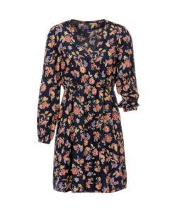 Roble Fluide Manches Longues Femme -Vetements Simples Magasin prod 5133 robe ml imprime multico belya 666x812 fc7ea0111e0b