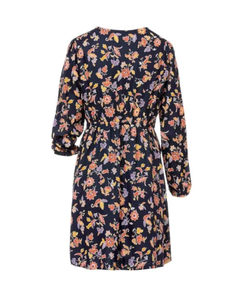 Roble Fluide Manches Longues Femme -Vetements Simples Magasin prod 5134 robe ml imprime multico belya 666x812 fc7ea0111e0b