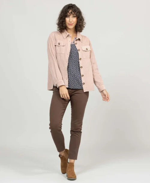Veste En Velours Côtelée Rose Femme 11 Veste En Velours Côtelée Rose Femme -Vetements Simples Magasin prod 5257 veste ml vieux rose rinar 666x812 fc7ea0111e0b