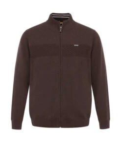 Gilet Zippé Marron Homme 7 Gilet Zippé Marron Homme -Vetements Simples Magasin prod 5285 cardigan tricot chocolat itaro 666x812 fc7ea0111e0b