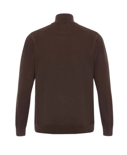 Gilet Zippé Marron Homme -Vetements Simples Magasin prod 5286 cardigan tricot chocolat itaro 666x812 fc7ea0111e0b