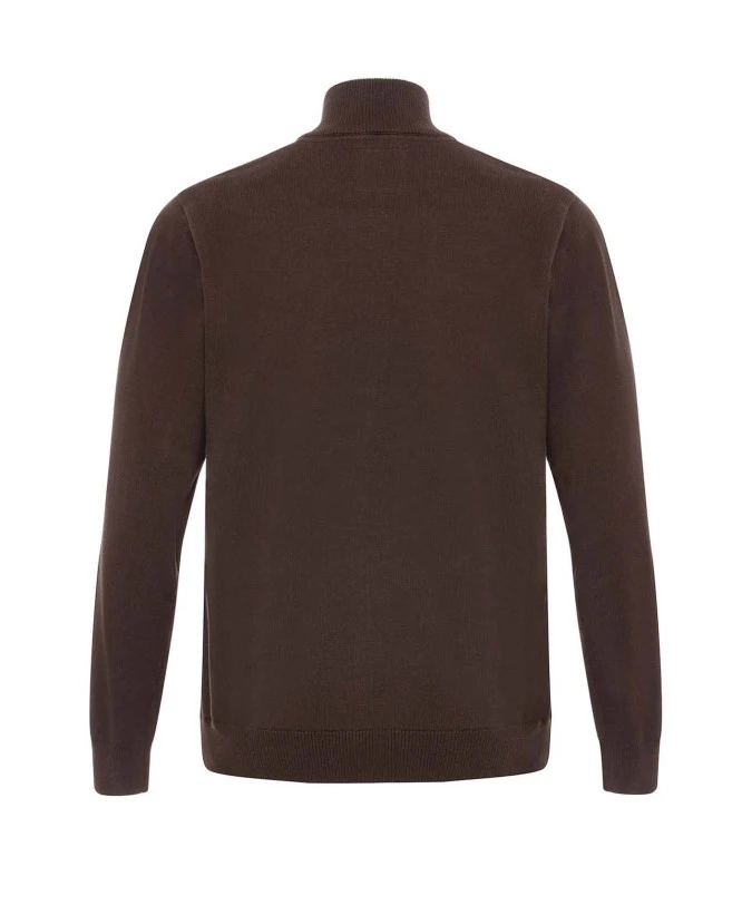 Gilet Zippé Marron Homme 5 Gilet Zippé Marron Homme – Image 3