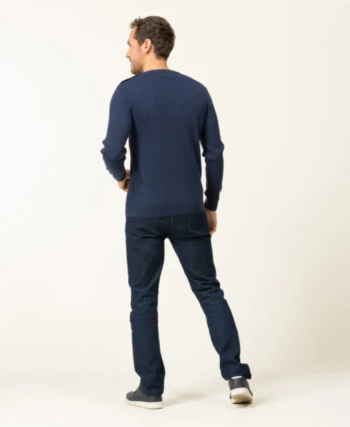 Pull Bleu Minéral Homme -Vetements Simples Magasin prod 5341 pull bleu mineral kafull 666x812 fc7ea0111e0b