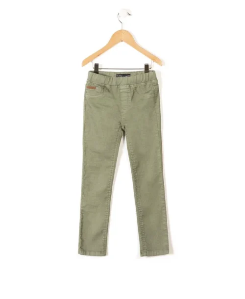 Jean Kaki Blanchi Fille