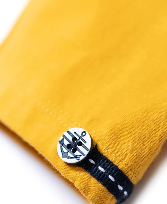 Legging Court Jaune Fille 5 Legging Court Jaune Fille – Image 3